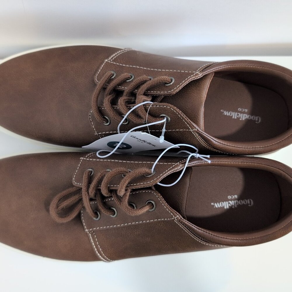 NWT Goodfellow & Co Men's Brown/Rome Sneakers 12 Ultimate Comfort Casual - Picture 3 of 5